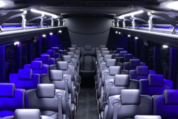 Arvada Charter Bus Interior