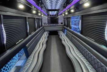 Arvada Party Bus Interior