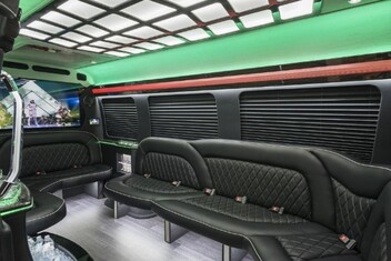 Arvada Sprinter Party Bus Interior