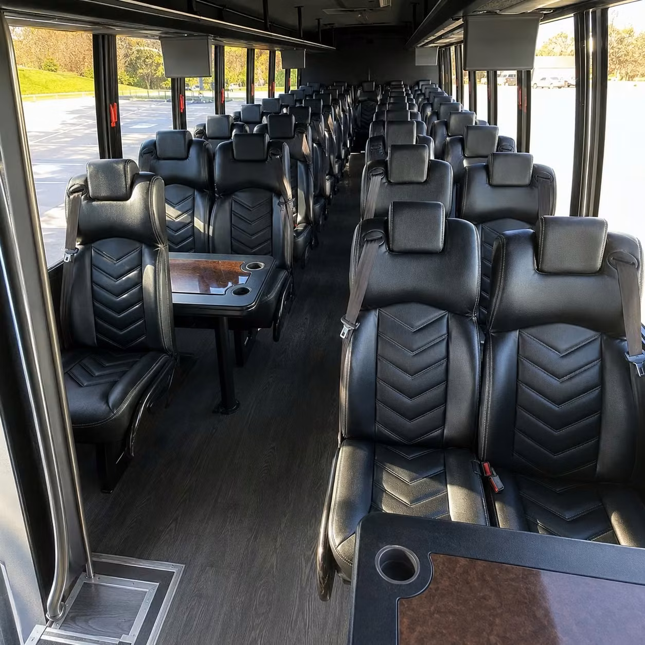 28 passenger minibus inside