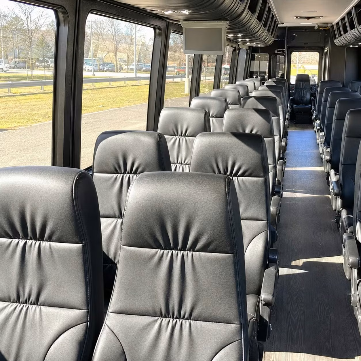 28 passenger minibus interior