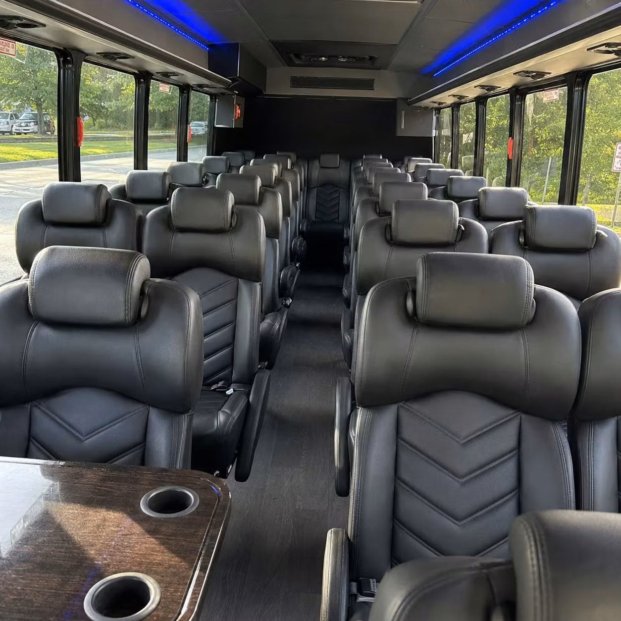 35 passenger minibus inside