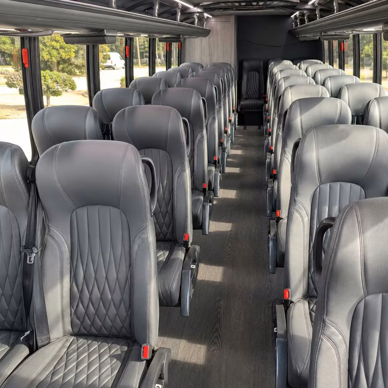 35 passenger minibus interior
