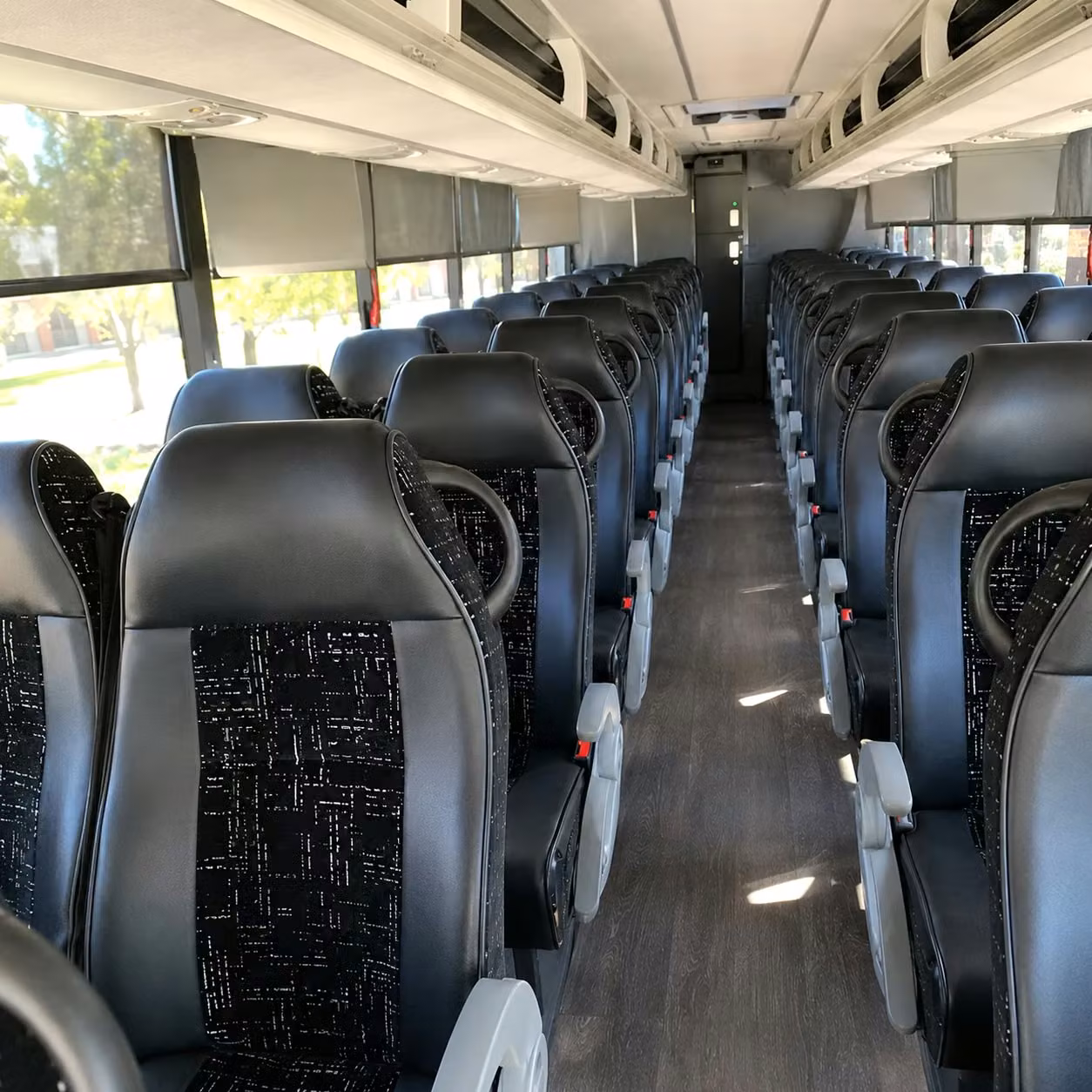 arvada charter bus interior